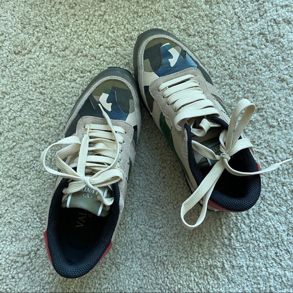 valentino army sneakers